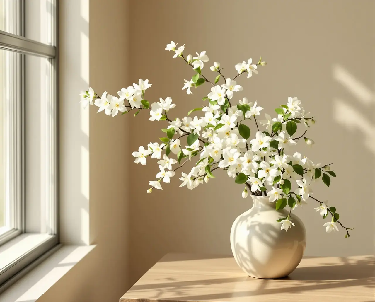 瓜爆料品牌形象 - 茉莉花插花艺术